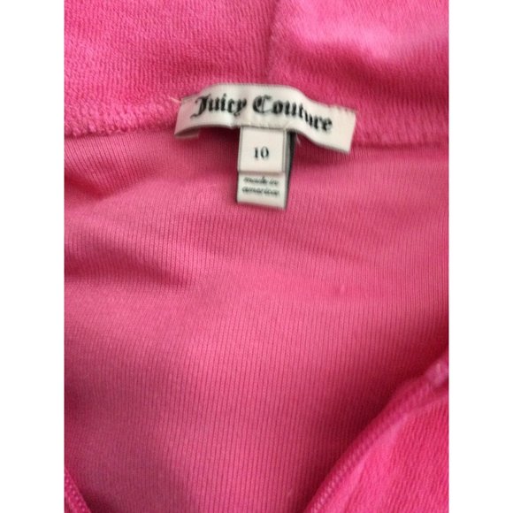 NWT, Juicy Couture, Girls Size 10, Black Label Terry Hoodie, Orig Msrp $78.50 - Picture 5 of 7